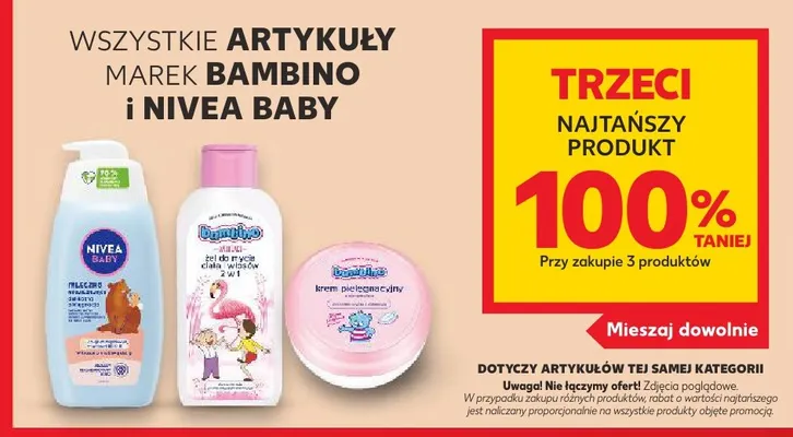 Żel do mycia ciała i włosów 2 w 1 Bambino promocja w Kaufland