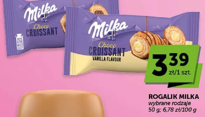 Rogalik Milka Choco Croissant wybrane rodzaje promocja w Euro Sklep