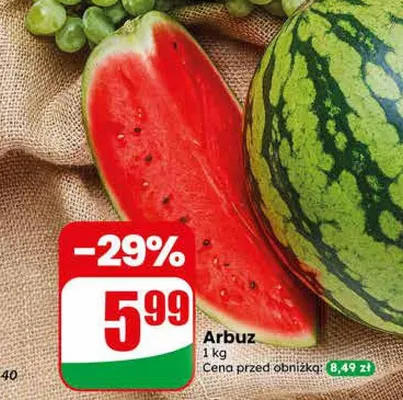 Arbuz promocja w Dino