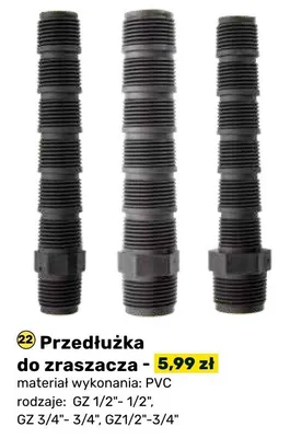 Przedłużka do zraszacza promocja w Bricomarche