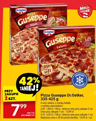 Pizza Guseppe Dr.Oetker z szynką promocja w Twój Market