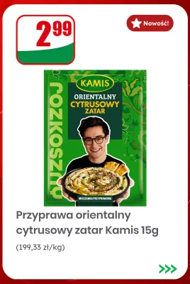 Przyprawa orientalny cytrusowy zatar Kamis promocja w Dino