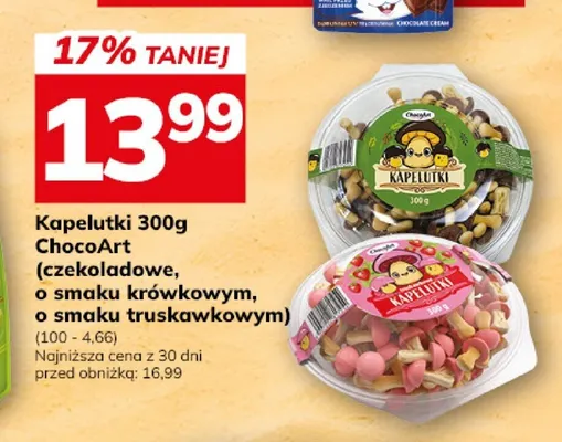 Cukierki Kapelutki ChocoArt czekoladowe promocja w Hitpol
