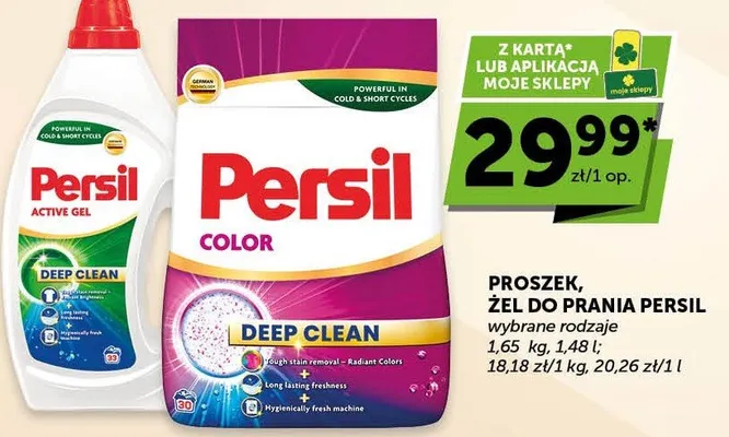 Proszek do prania Persil Color Deep Clean promocja w Groszek