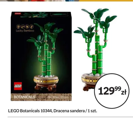 Klocki LEGO Botanicals 10344 Dracena sandera promocja w Empik