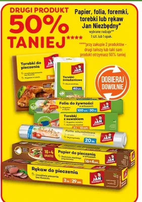 Papier, folia, foremki, torebki lub rękaw Jan Niezbędny promocja w POLOmarket