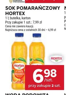 Sok pomarańczowy Hortex promocja w Stokrotka