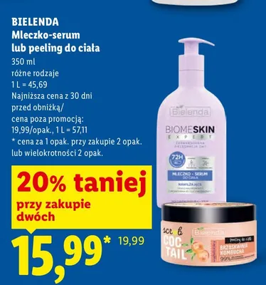 Mleczko-serum do ciała Bielenda Biomeskin Expert promocja w Lidl