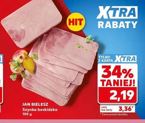 Szynka beskidzka Jan Bielesz promocja w Kaufland
