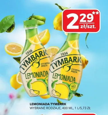 Lemoniada Tymbark Cytryna Mięta promocja w Top Market