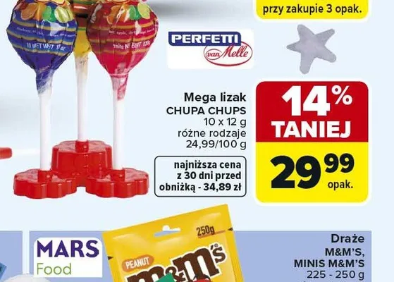 Mega lizak Chupa Chups promocja w Carrefour Market