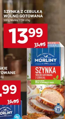 Szynka z cebulką wolno gotowana Morliny promocja w Stokrotka