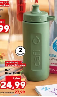 Bidon Dafi Rush 1 l z wkładem filtrującym promocja w Kaufland
