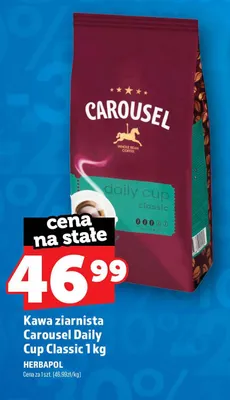 Kawa ziarnista Carousel Daily Cup Classic promocja w TOPAZ