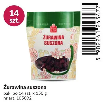 Żurawina suszona promocja w Makro