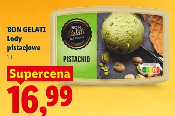 Lody pistacjowe promocja w Lidl