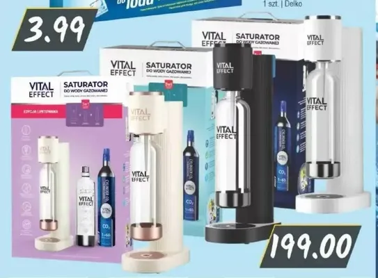 Saturator do wody gazowanej Vital Effect promocja w Słoneczko
