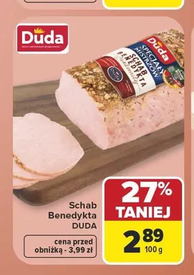Schab Benedykta Duda promocja w Carrefour