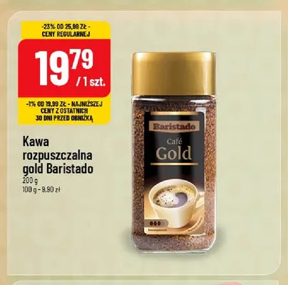 Kawa rozpuszczalna gold Baristado promocja w POLOmarket