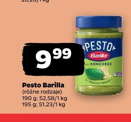 Pesto Barilla promocja w Netto