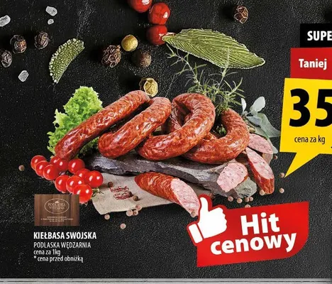 Kiełbasa swojska Podlaska Wędzarnia promocja w Arhelan