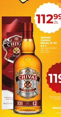 Whisky Chivas Regal 12 YO promocja w Duży Ben