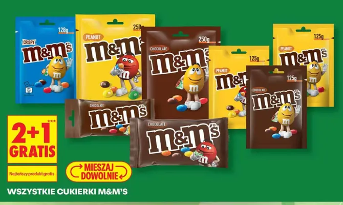 Cukierki M & M's Crispy promocja w Biedronka