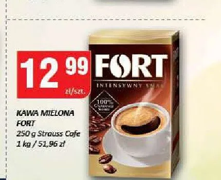 Kawa mielona Fort promocja w Chorten