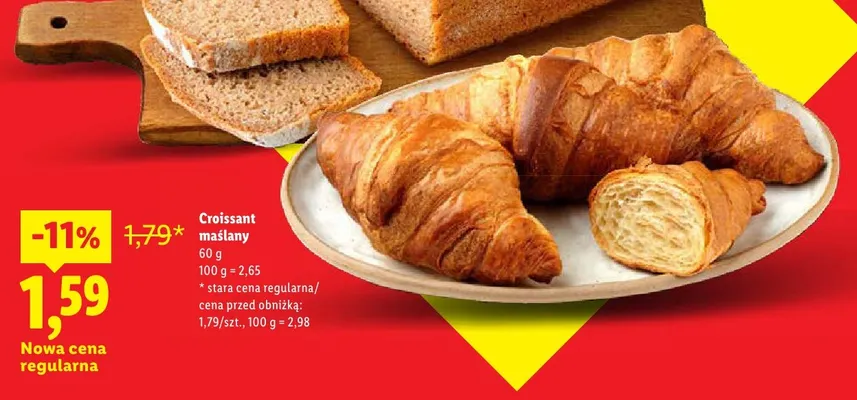 Croissant maślany promocja w Lidl