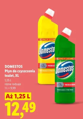 Płyn do czyszczenia toalet Domestos Citrus Fresh XL promocja w Lidl