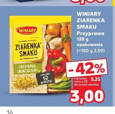 Przyprawa Ziarenka Smaku Winiary promocja w Kaufland