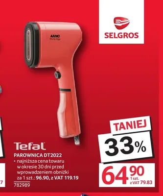 Parownica DT2022 Tefal promocja w Selgros