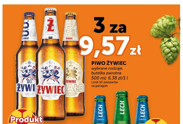 Piwo bezalkoholowe Żywiec 0,0% promocja w Euro Sklep