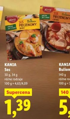 Sos różne rodzaje promocja w Lidl