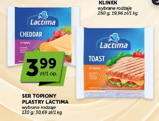 Ser topiony plastry Lactima Cheddar promocja w ABC