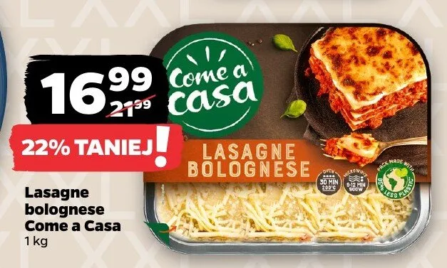Lasagne bolognese promocja w Netto