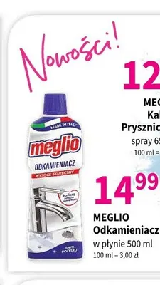Odkamieniacz w płynie Meglio promocja w Drogerie Polskie