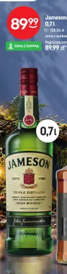 Whisky Jameson promocja w Żabka