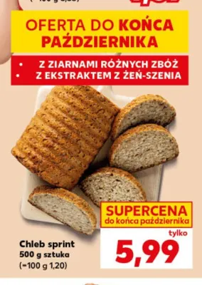 Chleb sprint promocja w Kaufland