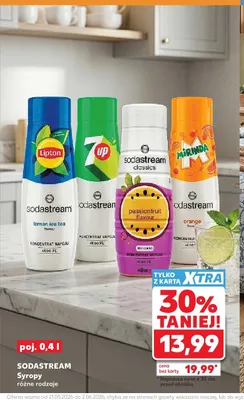 Syropy Sodastream promocja w Kaufland