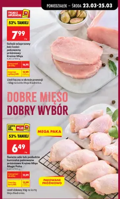 Schab wieprzowy bez kości pakowany próżniowo promocja w Biedronka