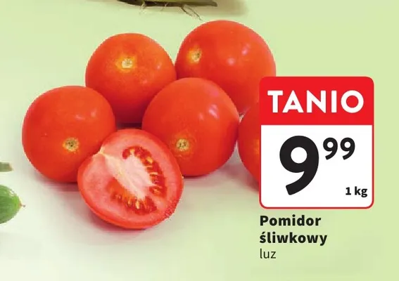 Pomidor śliwkowy promocja w Intermarche