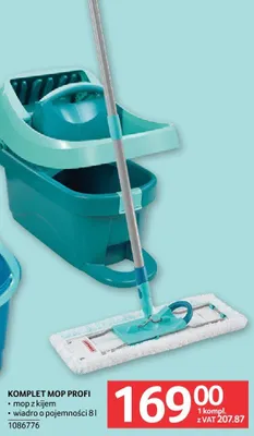 Komplet mop Profi Leifheit promocja w Selgros