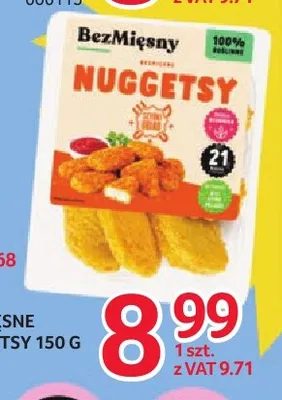 Nuggetsy roślinne BezMięsny promocja w Selgros