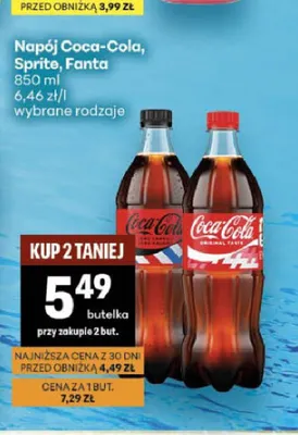 Napój gazowany Coca-Cola Original promocja w Delikatesy Centrum