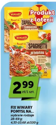 Fix Winiary Pomysł na Zapiekankę ziemniaczaną z mięsem mielonym promocja w ABC