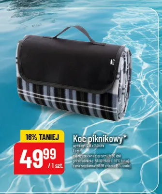 Koc piknikowy 120x150 cm promocja w POLOmarket