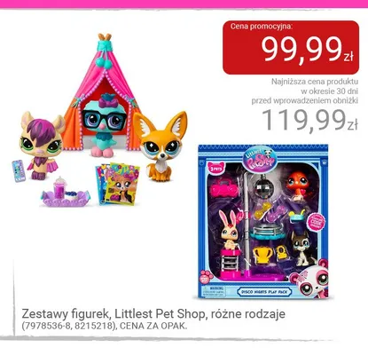 Zestaw figurek Littlest Pet Shop promocja w Smyk