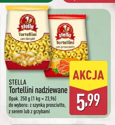 Tortellini nadziewane z serem Stella promocja w Aldi
