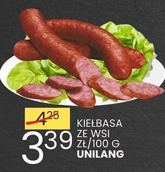 Kiełbasa ze wsi promocja w Wafelek